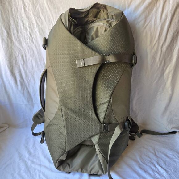Osprey Porter 46 L Travel Back Duffel Bag Olive Green w 3 Matching Packing Cubes - Picture 3 of 12